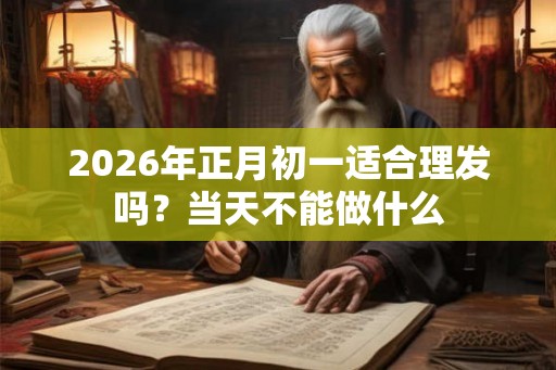 2026年正月初一适合理发吗?当天不能做什么 2026年正月初一适合理发吗?当天不能做什么