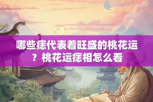哪些痣代表着旺盛的桃花运？桃花运痣相怎么看