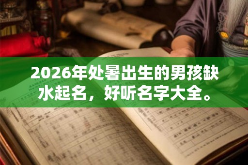 2026年处暑出生的男孩缺水起名，好听名字大全。
