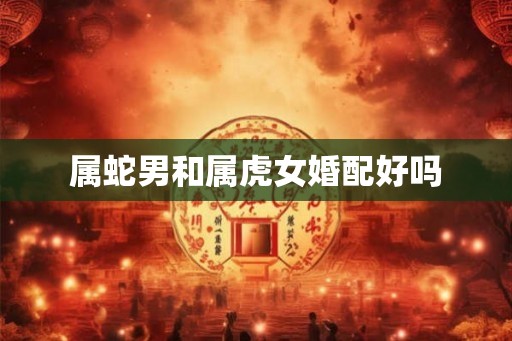 属蛇男和属虎女婚配好吗