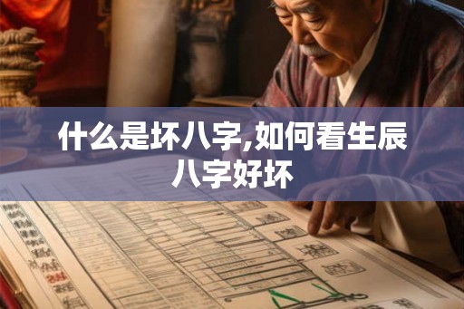 什么是坏八字,如何看生辰八字好坏 什么是坏八字,如何看生辰八字好坏