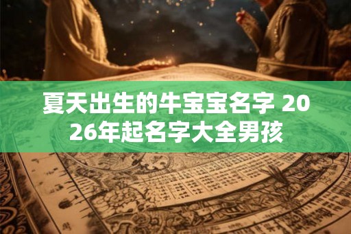 夏天出生的牛宝宝名字 2026年起名字大全男孩