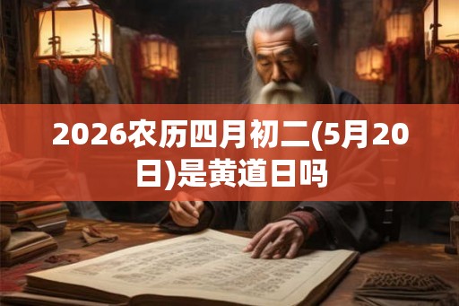 2026农历四月初二(5月20日)是黄道日吗