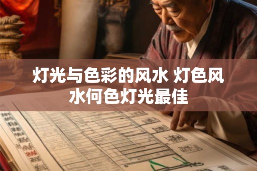 灯光与色彩的风水 灯色风水何色灯光最佳