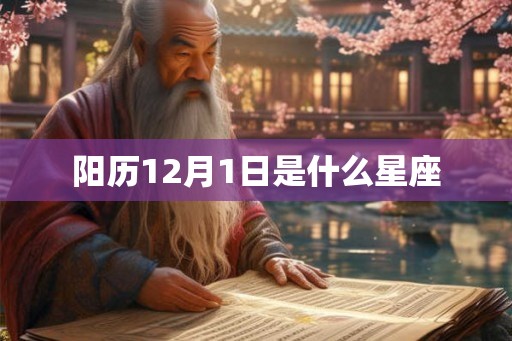阳历12月1日是什么星座