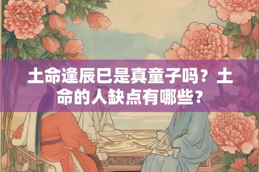 土命逢辰巳是真童子吗？土命的人缺点有哪些？