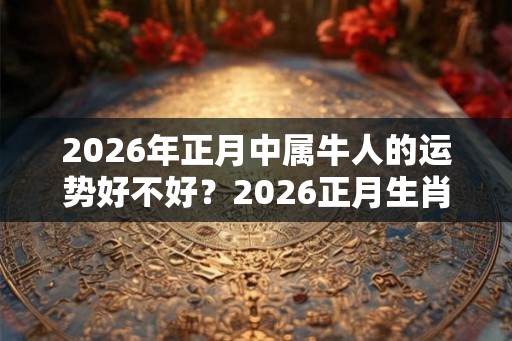 2026年正月中属牛人的运势好不好？2026正月生肖牛运势解析