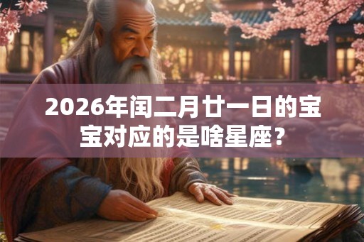2026年闰二月廿一日的宝宝对应的是啥星座？