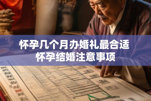 怀孕几个月办婚礼最合适 怀孕结婚注意事项 怀孕几个月办婚礼最合适 怀孕结婚注意事项