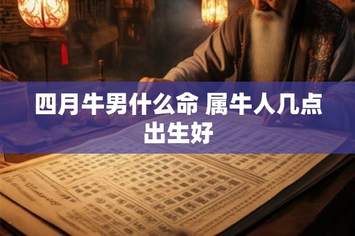四月牛男什么命 属牛人几点出生好 四月牛男什么命 属牛人几点出生好