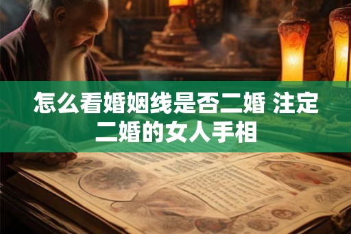 怎么看婚姻线是否二婚 注定二婚的女人手相 怎么看婚姻线是否二婚 注定二婚的女人手相