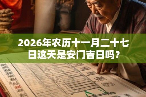 2026年农历十一月二十七日这天是安门吉日吗？