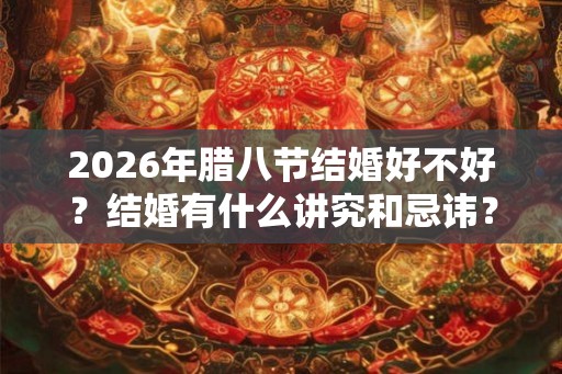 2026年腊八节结婚好不好？结婚有什么讲究和忌讳？