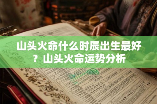 山头火命什么时辰出生最好？山头火命运势分析