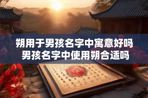 朔用于男孩名字中寓意好吗 男孩名字中使用朔合适吗