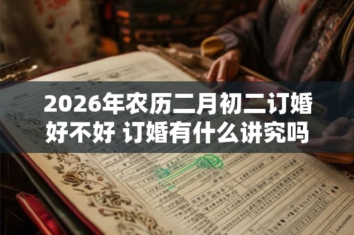 2026年农历二月初二订婚好不好 订婚有什么讲究吗