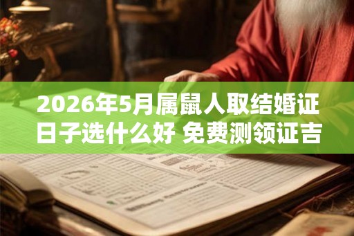 2026年5月属鼠人取结婚证日子选什么好 免费测领证吉日 2026年5月属鼠人取结婚证日子选什么好 免费测领证吉日