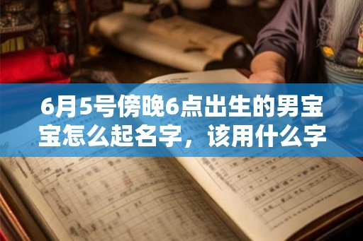 6月5号傍晚6点出生的男宝宝怎么起名字,该用什么字好 6月5号傍晚6点出生的男宝宝怎么起名字,该用什么字好