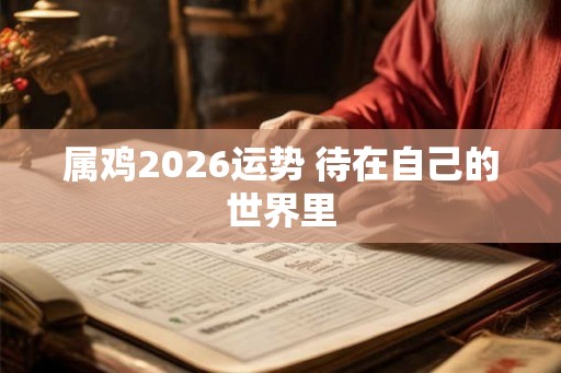 属鸡2026运势 待在自己的世界里