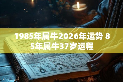 1985年属牛2026年运势 85年属牛37岁运程
