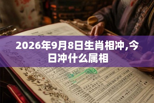 2026年9月8日生肖相冲,今日冲什么属相