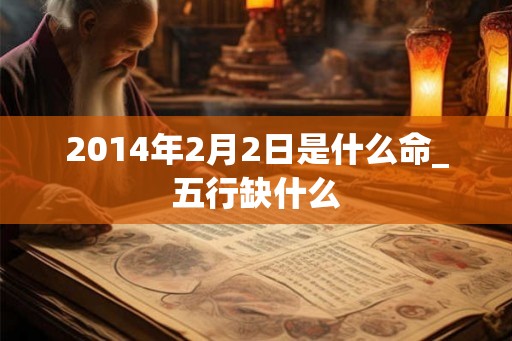 2014年2月2日是什么命_五行缺什么