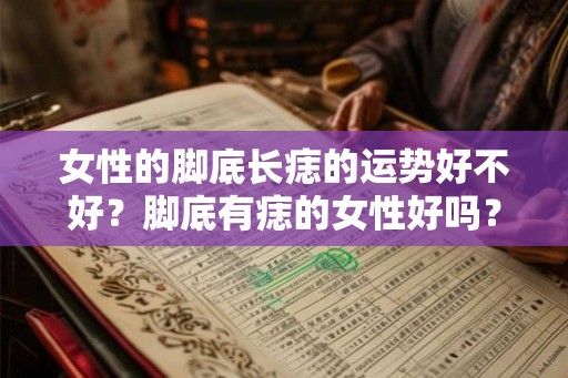 女性的脚底长痣的运势好不好？脚底有痣的女性好吗？