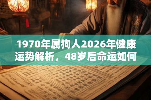 1970年属狗人2026年健康运势解析，48岁后命运如何？