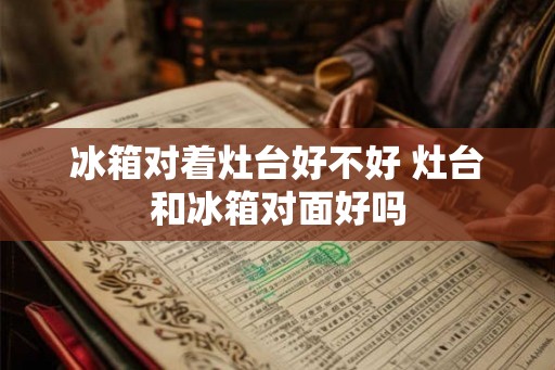 冰箱对着灶台好不好 灶台和冰箱对面好吗