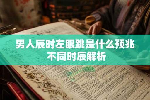 男人辰时左眼跳是什么预兆 不同时辰解析