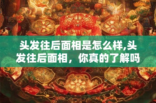 头发往后面相是怎么样,头发往后面相，你真的了解吗？