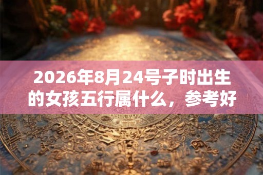 2026年8月24号子时出生的女孩五行属什么,参考好名有哪些 2026年8月24号子时出生的女孩五行属什么,参考好名有哪些