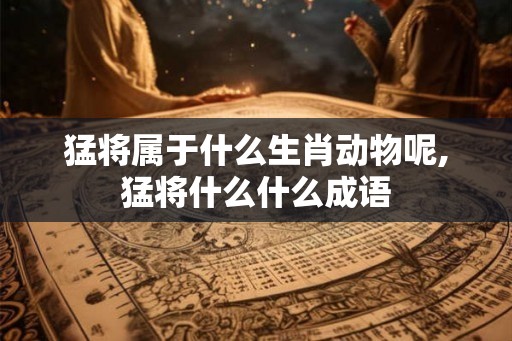 猛将属于什么生肖动物呢,猛将什么什么成语