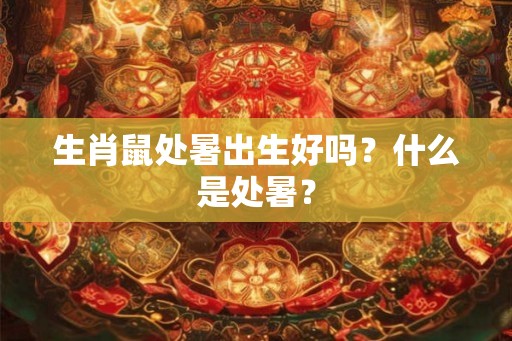 生肖鼠处暑出生好吗？什么是处暑？