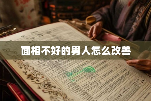 面相不好的男人怎么改善 面相不好的男人怎么改善
