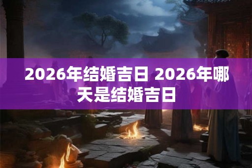 2026年结婚吉日 2026年哪天是结婚吉日 2026年结婚吉日 2026年哪天是结婚吉日
