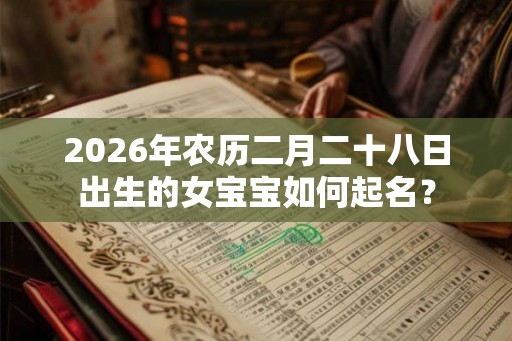 2026年农历二月二十八日出生的女宝宝如何起名？