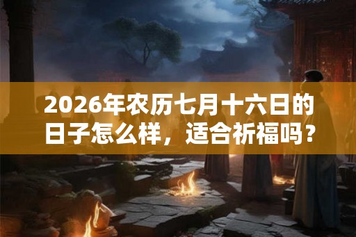 2026年农历七月十六日的日子怎么样，适合祈福吗？