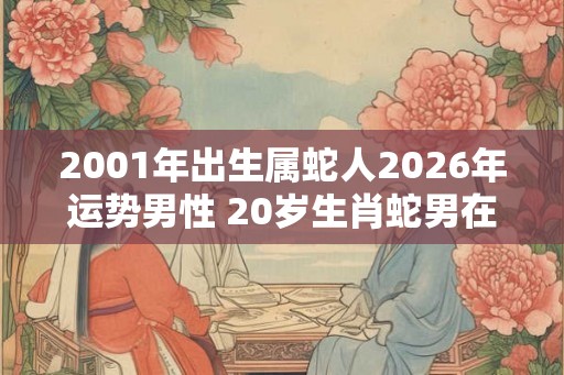 2001年出生属蛇人2026年运势男性 20岁生肖蛇男在2026年运气如何