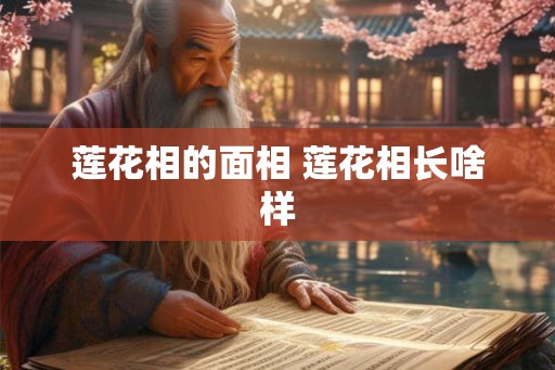 莲花相的面相 莲花相长啥样