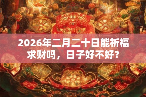 2026年二月二十日能祈福求财吗，日子好不好？