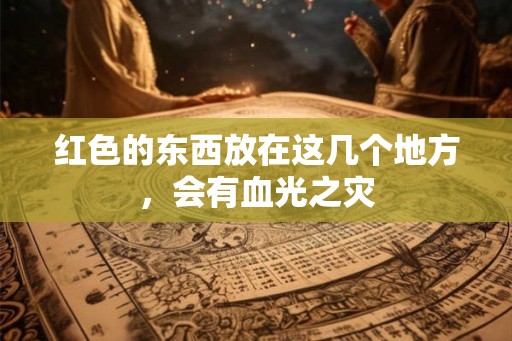 红色的东西放在这几个地方，会有血光之灾