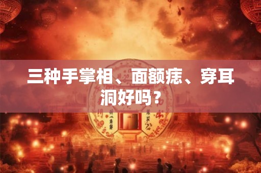 三种手掌相、面额痣、穿耳洞好吗? 三种手掌相、面额痣、穿耳洞好吗?