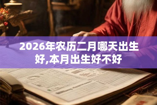 2026年农历二月哪天出生好,本月出生好不好