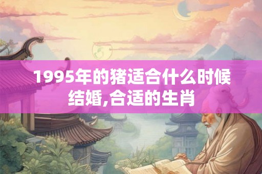 1995年的猪适合什么时候结婚,合适的生肖