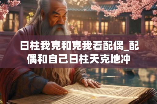 日柱我克和克我看配偶_配偶和自己日柱天克地冲 日柱我克和克我看配偶_配偶和自己日柱天克地冲