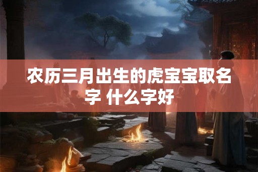 农历三月出生的虎宝宝取名字 什么字好 农历三月出生的虎宝宝取名字 什么字好