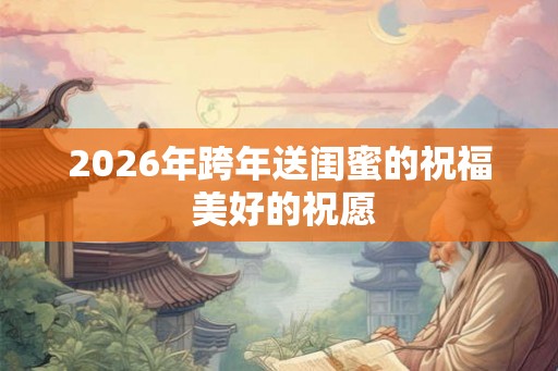 2026年跨年送闺蜜的祝福 美好的祝愿
