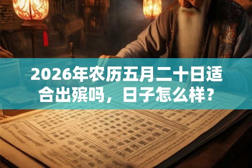 2026年农历五月二十日适合出殡吗，日子怎么样？