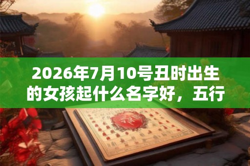 2026年7月10号丑时出生的女孩起什么名字好，五行属什么